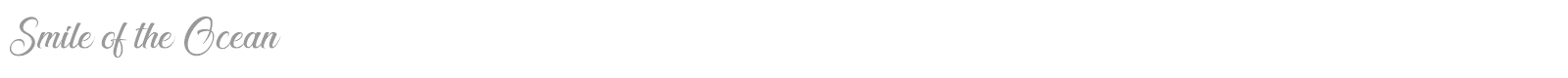 Smile Of The Ocean font preview